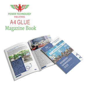 A4 GLUE MAGAZINE BOOK